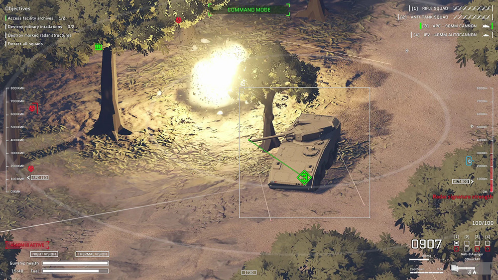 Drone Sector Tank